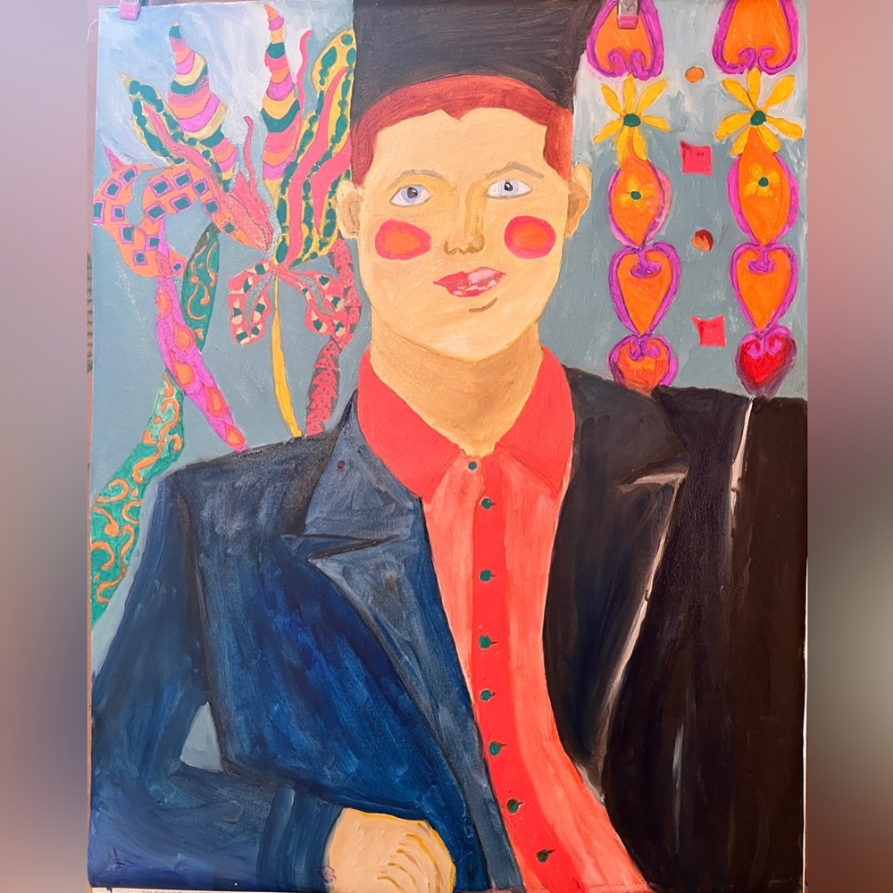 Male Oil Painting Original 16x20 by Brittony Martin